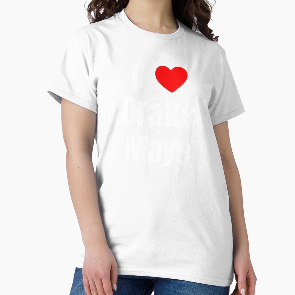 I Love Drake Maye Shirt – Fan Support Tee – Heart Design by URGlden