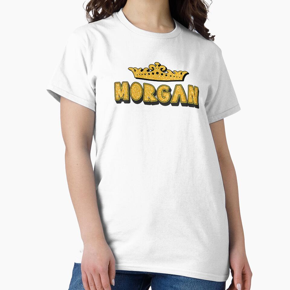 Morgan Personalized Funny Custom Name Crown Design by Watsonarts