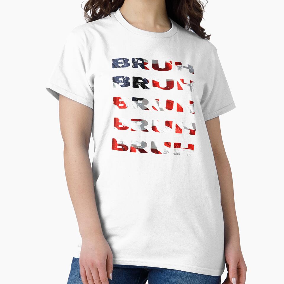 Bruh Vintage American Flag by Kathrine2302