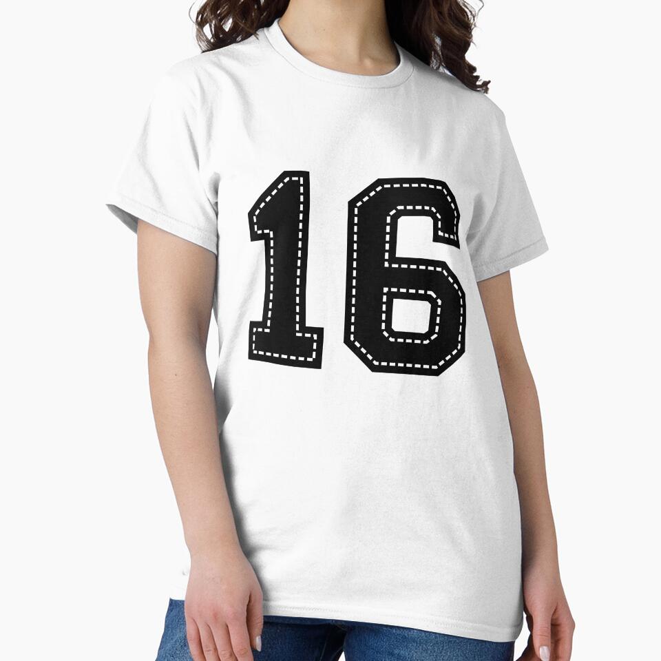 Number 16 Sixteen by StudioRedKoala