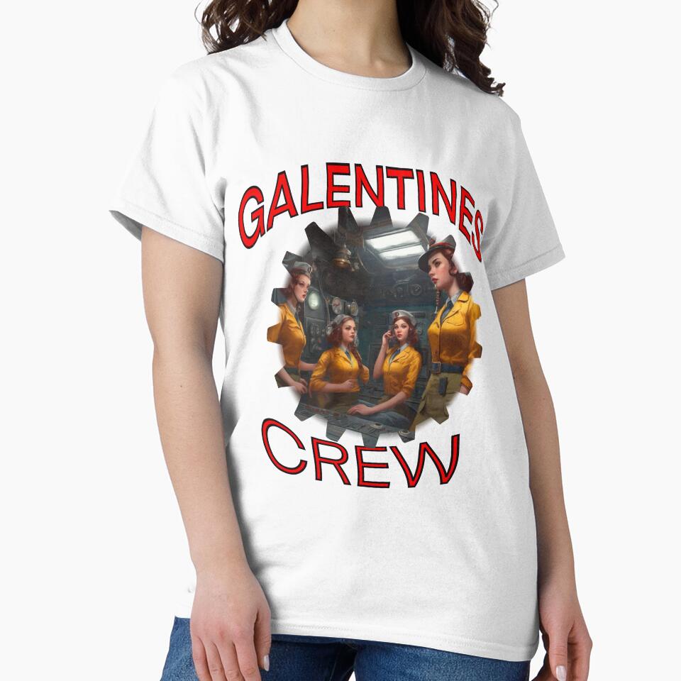Super Retro WW2 Underwater US Navy American Girls Galentines crew on submarine on Galentines day and Galentines party, gift idea for Galentines day by sailorsam1805