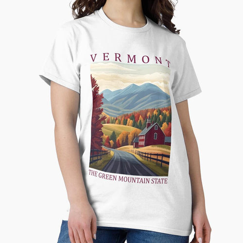 45 Vermont Travel Poster by Lucy Goosy Art