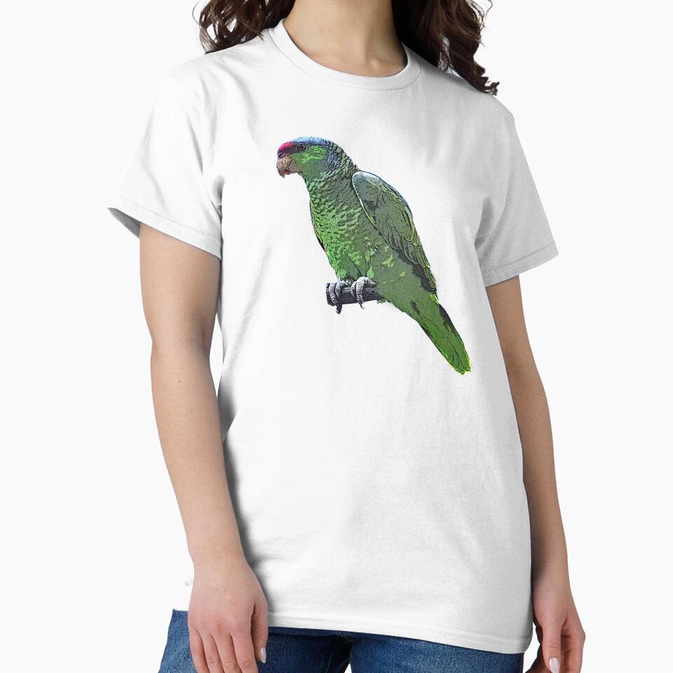 Lilac-crowned Finsch's Amazon Color Design by designsasstultd