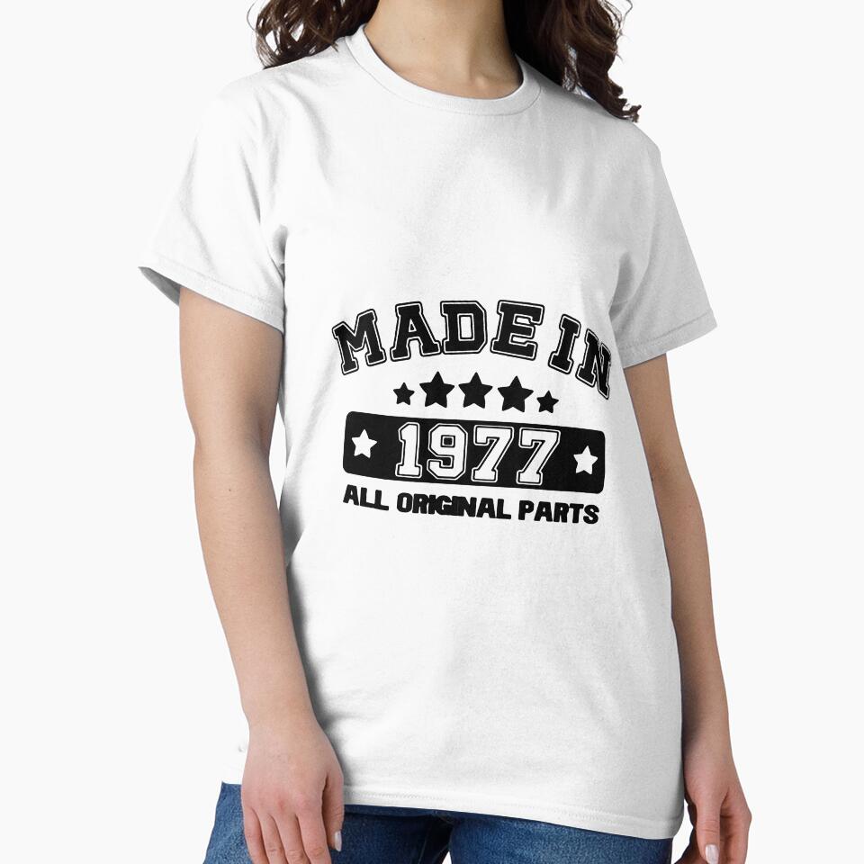 Made in 1977 Limited Edition Classic Gift Premium Apparel Funny Holiday Xmas by DesignByHeartUK