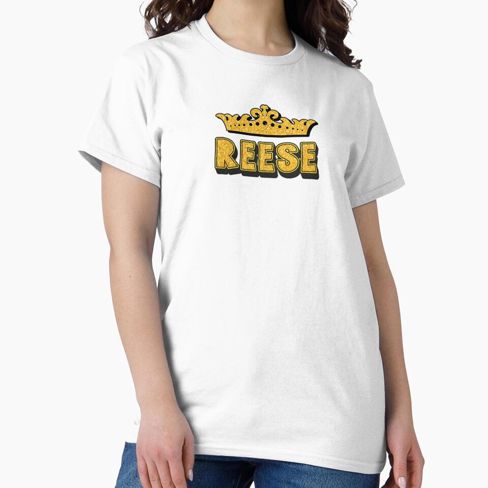 Reese Personalized Funny Custom Name Crown Design by Watsonarts