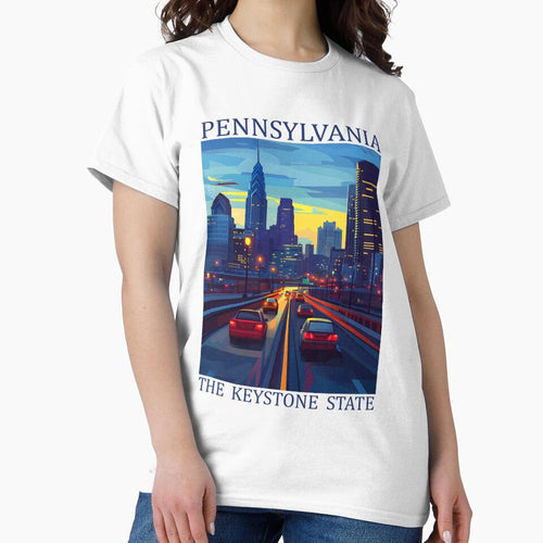 38 Pennsylvania Travel Poster by Lucy Goosy Art