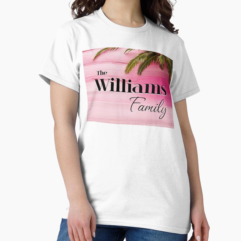 Unique Personalized Williams Pink Tropical Gift by PinkGoddessLove