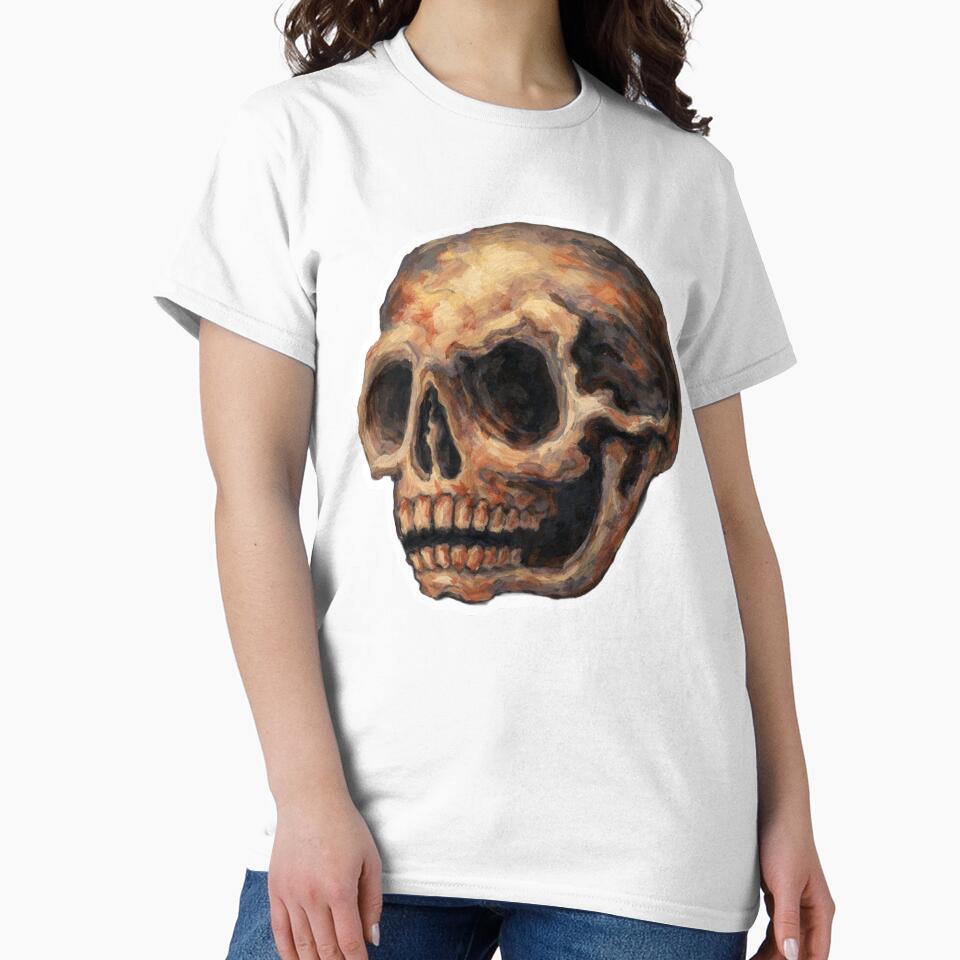 Painterly Skull by Lobo-Marunga