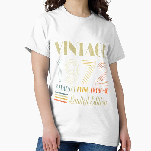 50 Year Old Gifts Vintage 1972 by NathanWilso