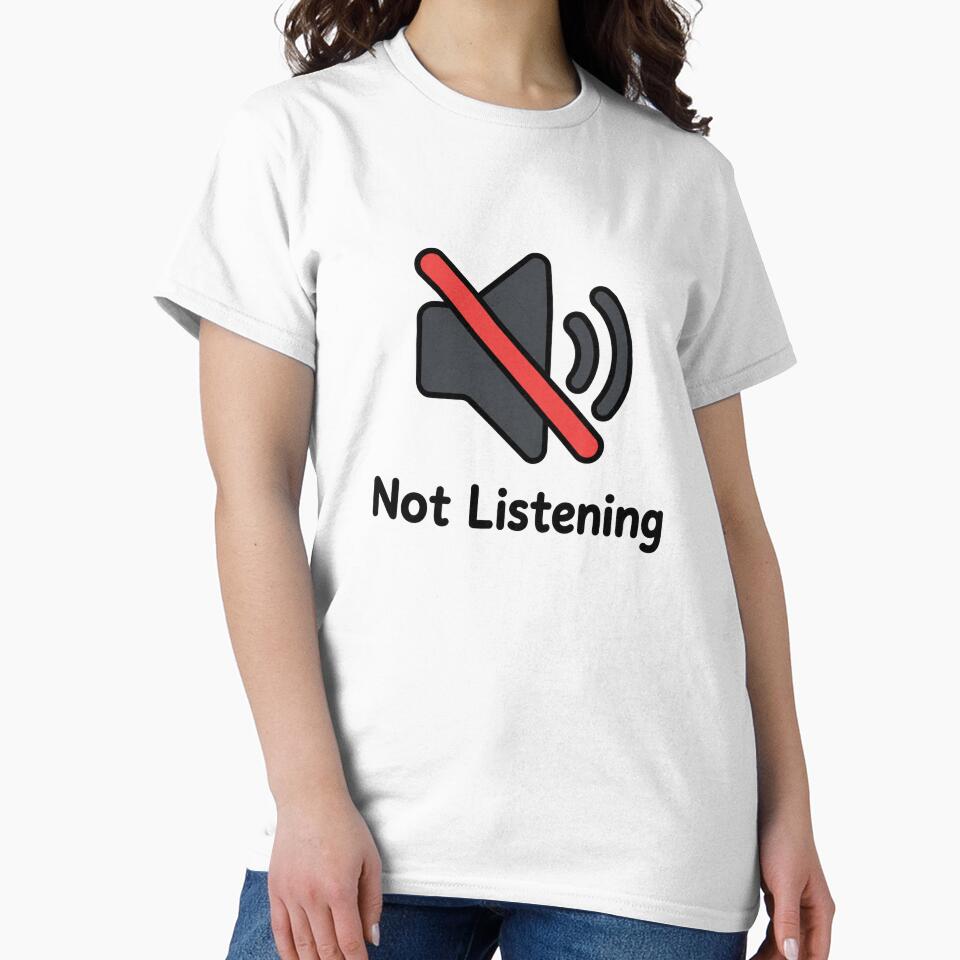 Not listening funny mute by vecart34