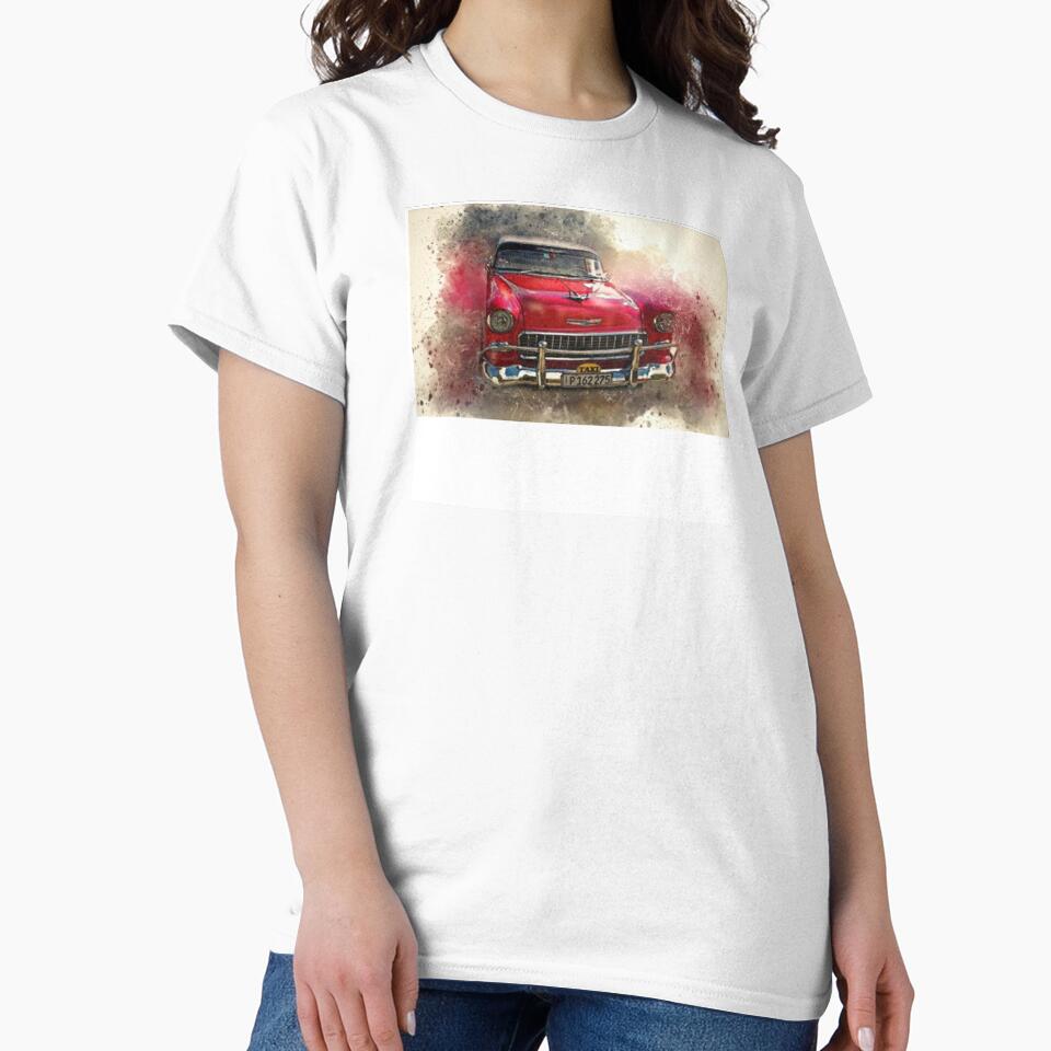 Large Red Car vintage by SvenNacht