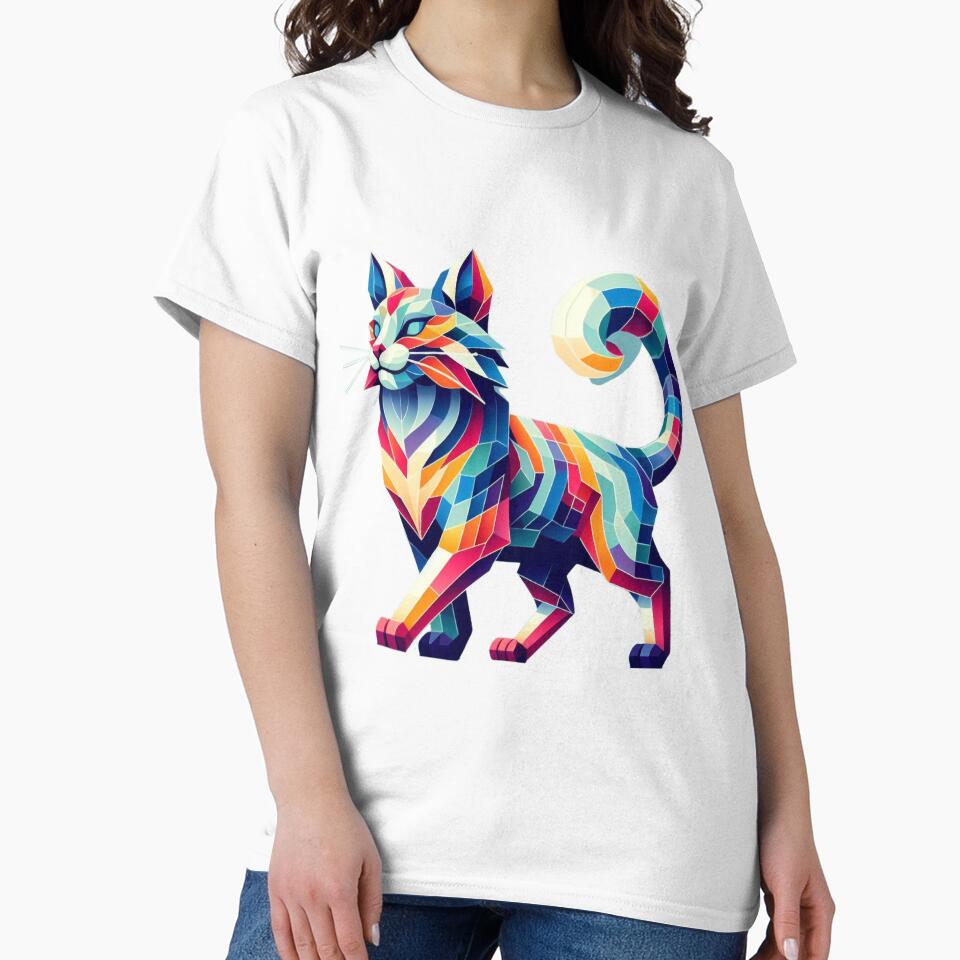 Cute geometric colorful cats 16 by slamnoah