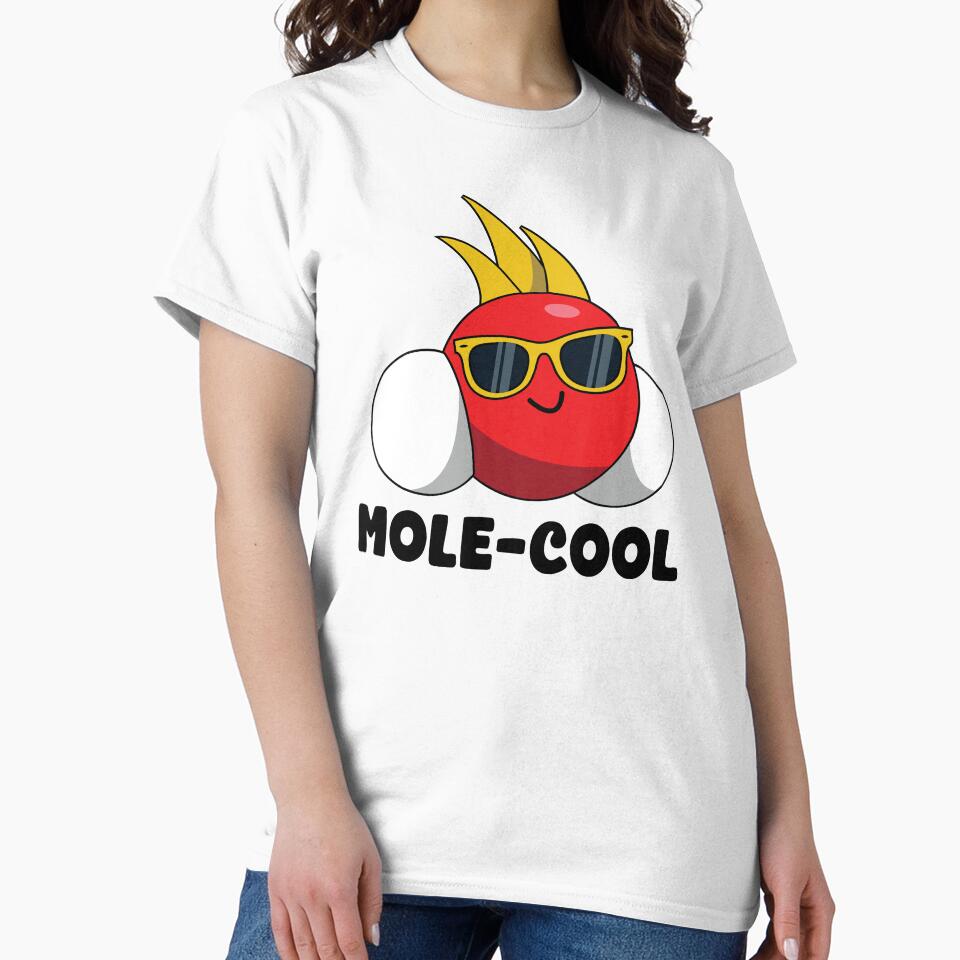 Molecool Molecules Cool Molecule Chemistry humor Science joke by Martina Mladenova