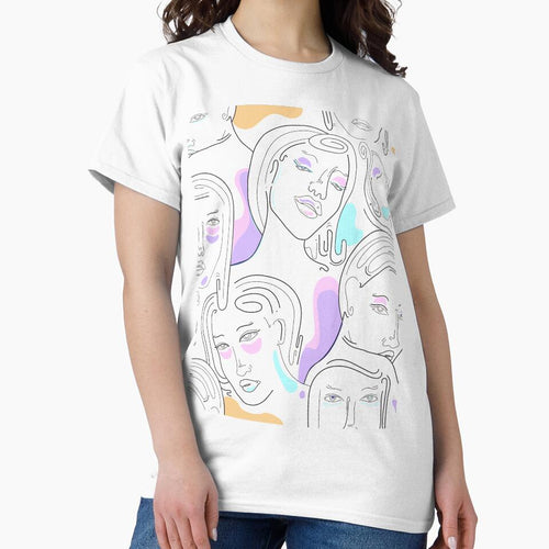 Abstract Line Art Face by Opine