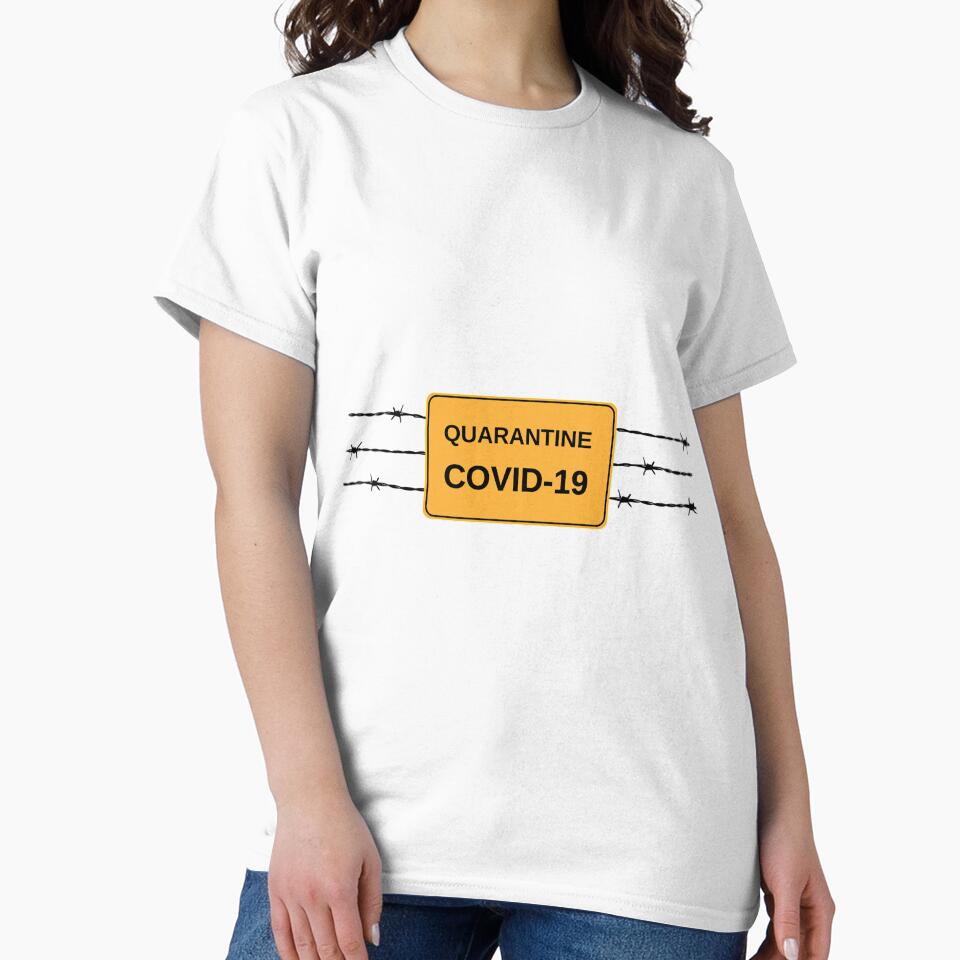 Covid-19 Warning for redbubble by Dream Lane