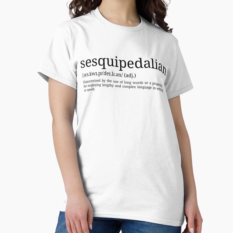 Sesquipedalian - Dictionary Definition by mr-k-store