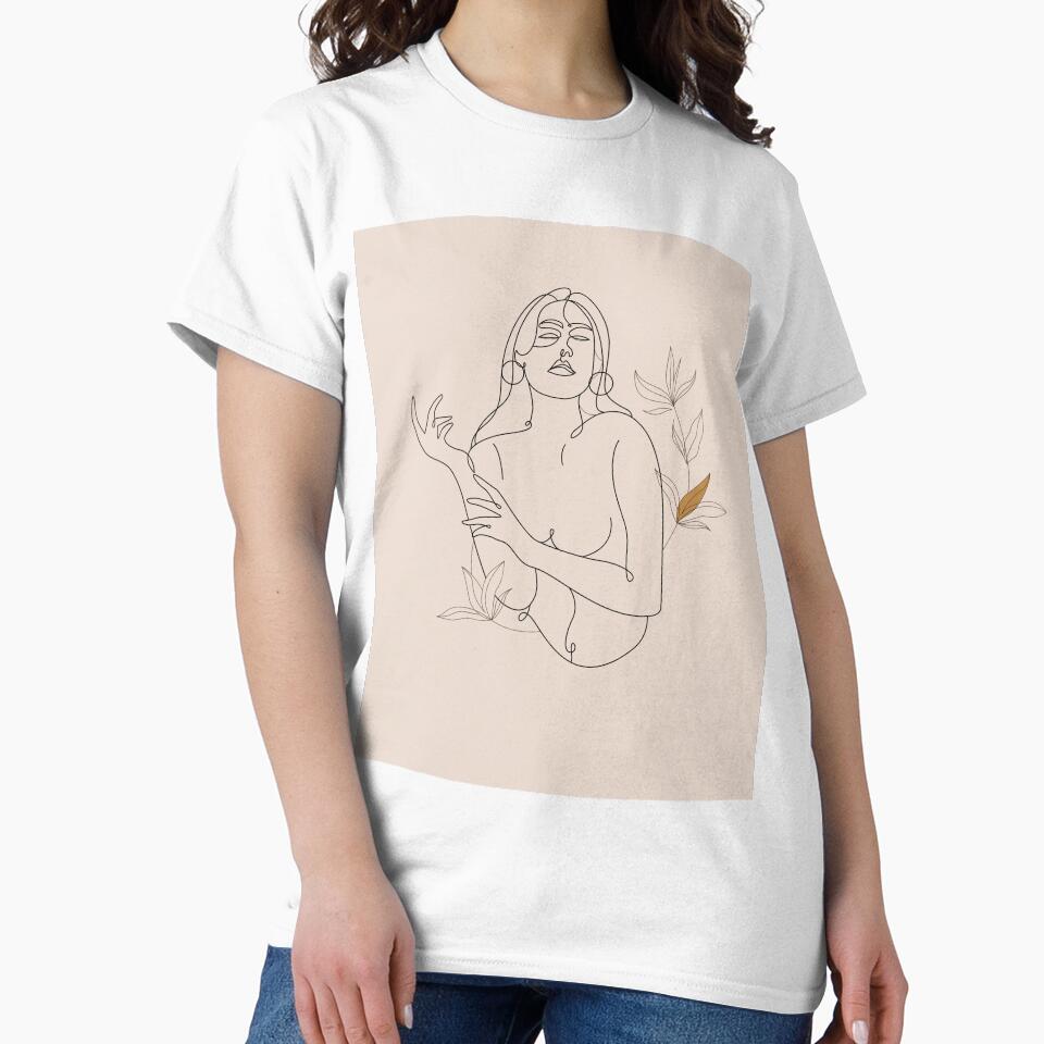 Nude woman figure illustration by DigiHouse