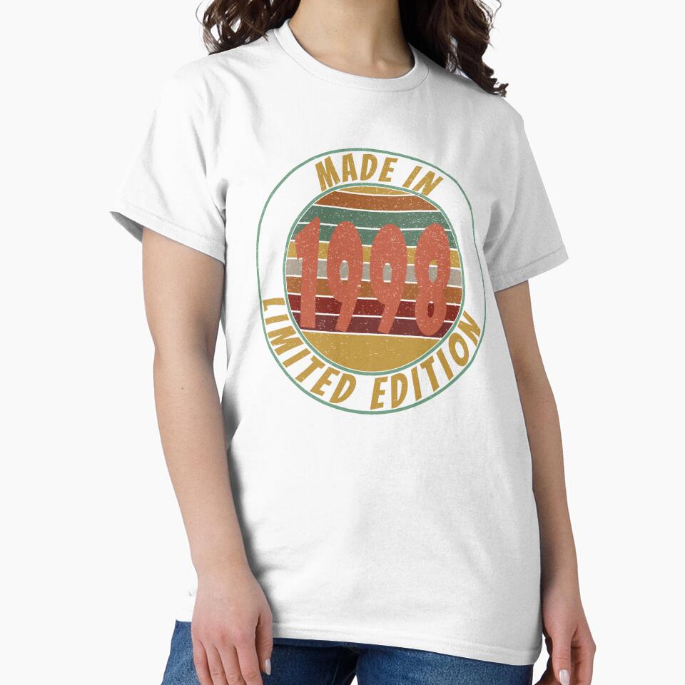 Made In 1998 Limited Edition Retro Vintage by Qudkin
