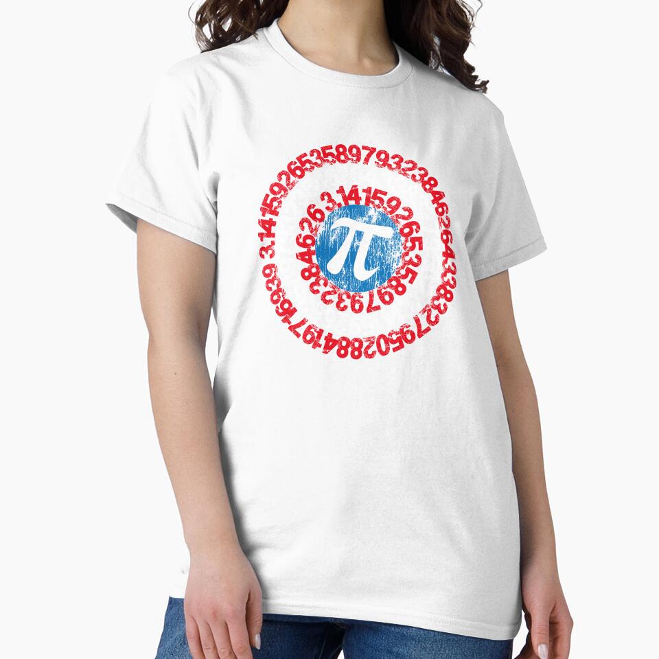 Captain Pi Superhero Shield Funny Math Pi Day by AndrewStep