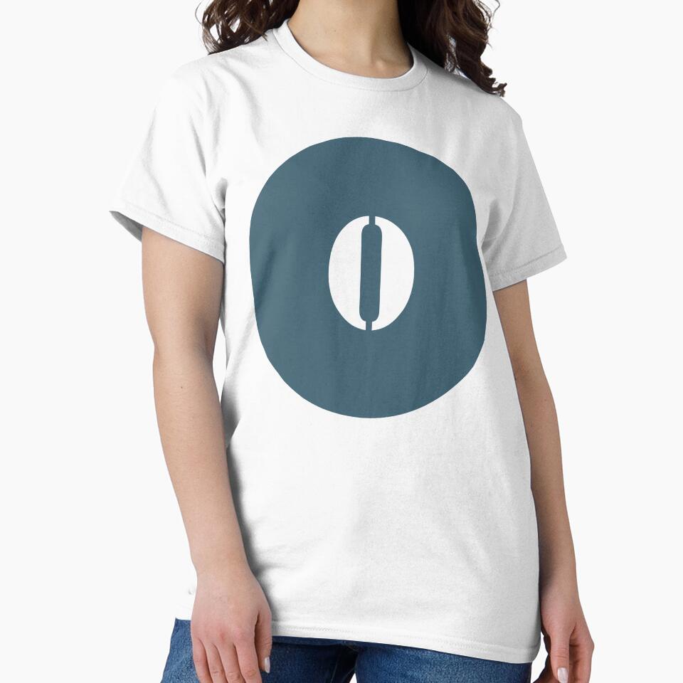 Number Zero (0) in Green Circle by Ching Teoh