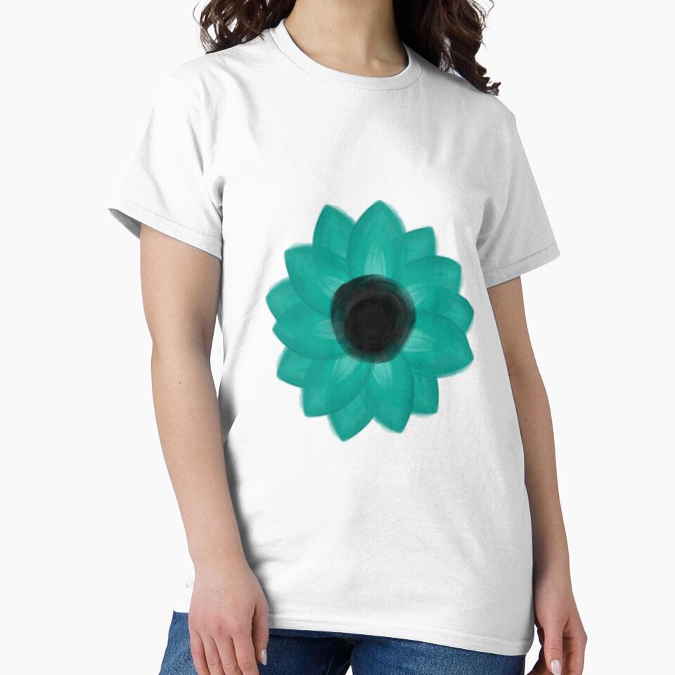 Teal Daisy by CassieMarie2015