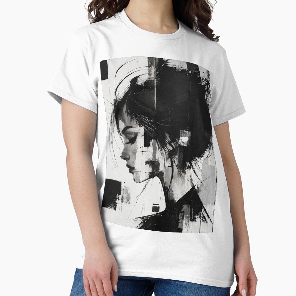 Black and white Abstract art by Amberkhaan