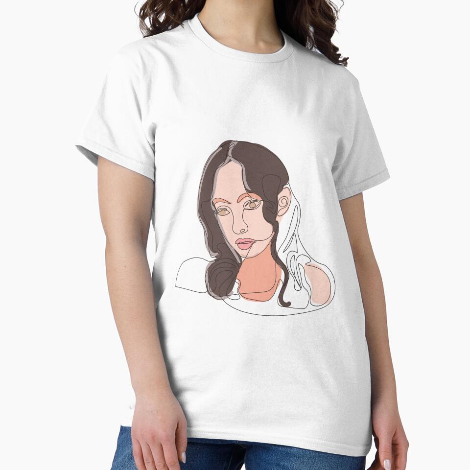 Line art Cute Feminine Abstract by merona-design