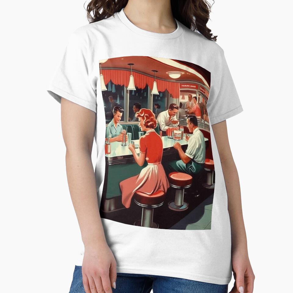 Retro Diner Delight: A Nostalgic Slice of Americana by Retro Type