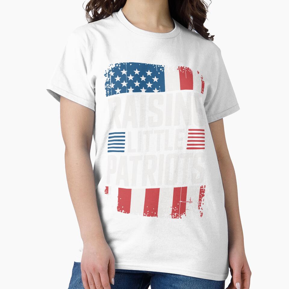 Raising Little Patriots Celebrating Independence for parents mom and dad by Kuku-Craft