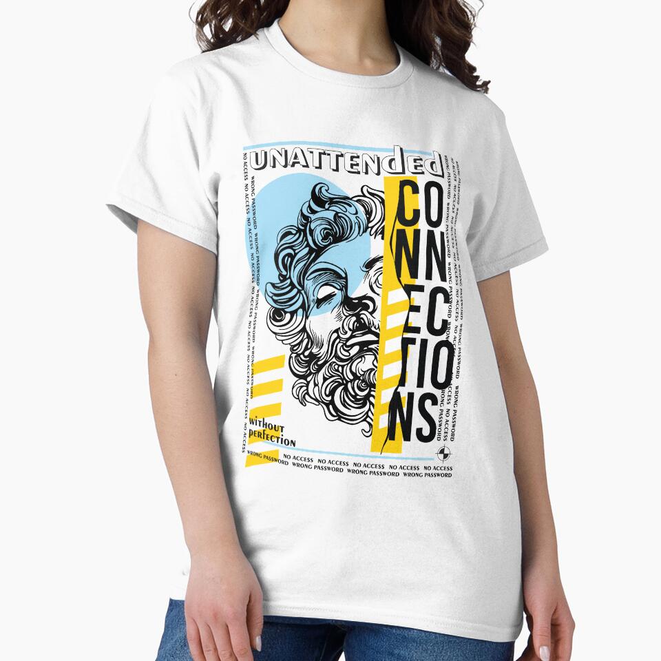 ancient greek bust hand drawn by zarinestore