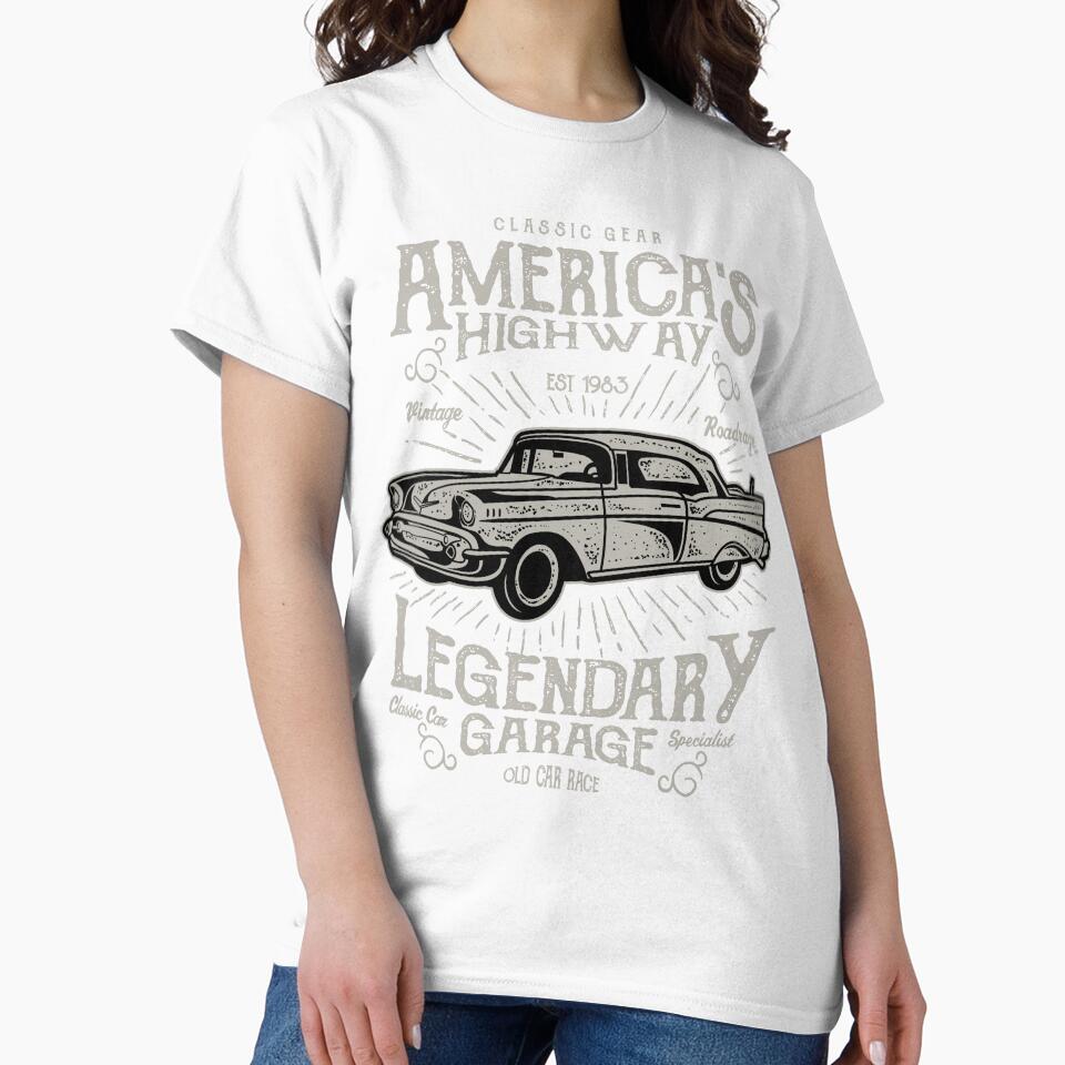 American Highways! Vintage Poster Design by ThatMerchStore