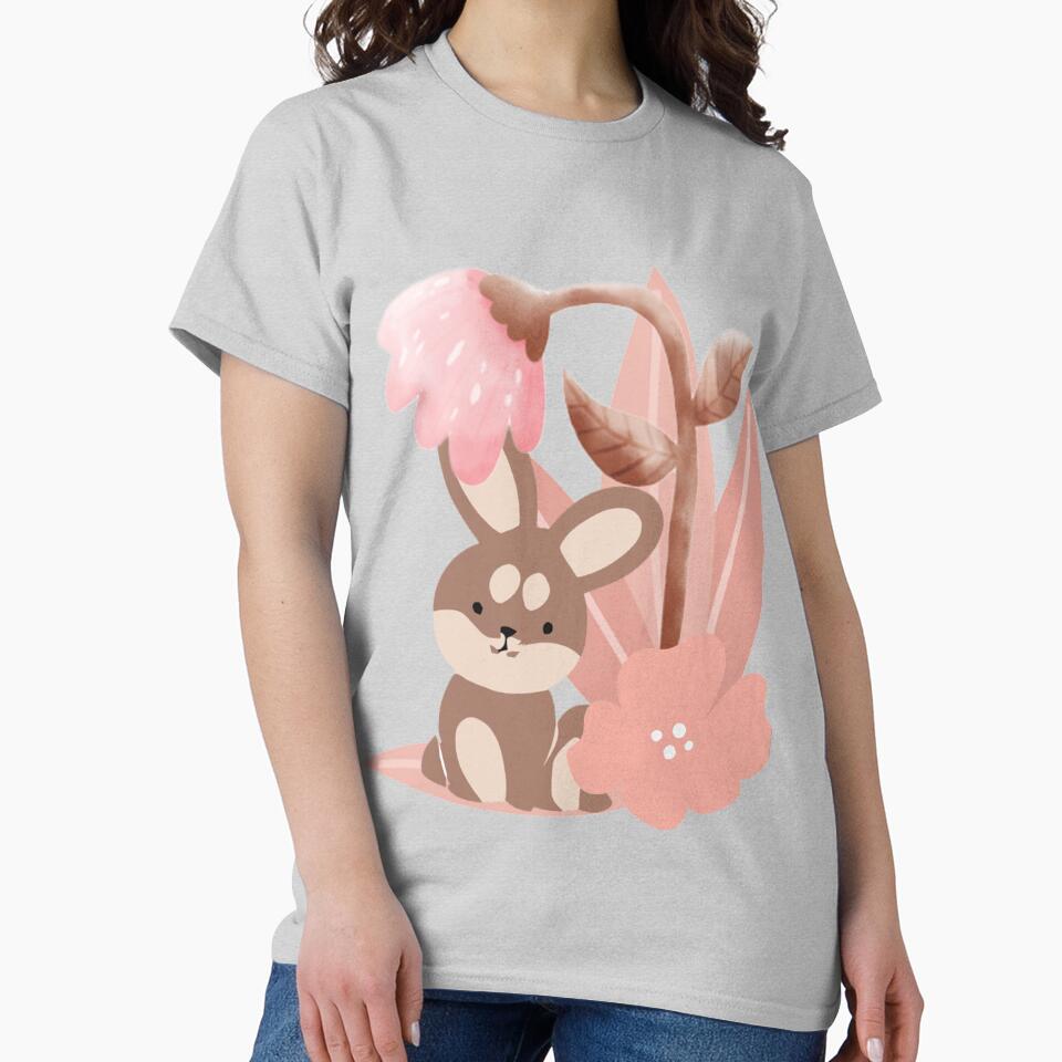 Boho Garden and Rabbit by Vachala