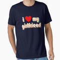 I Love My Girlfriend Heart Hot Retro I Love My Girlfriend Gear by DynamicDesign