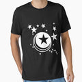 Starry Sky on a Clear Black Night Line Art by BrightMint
