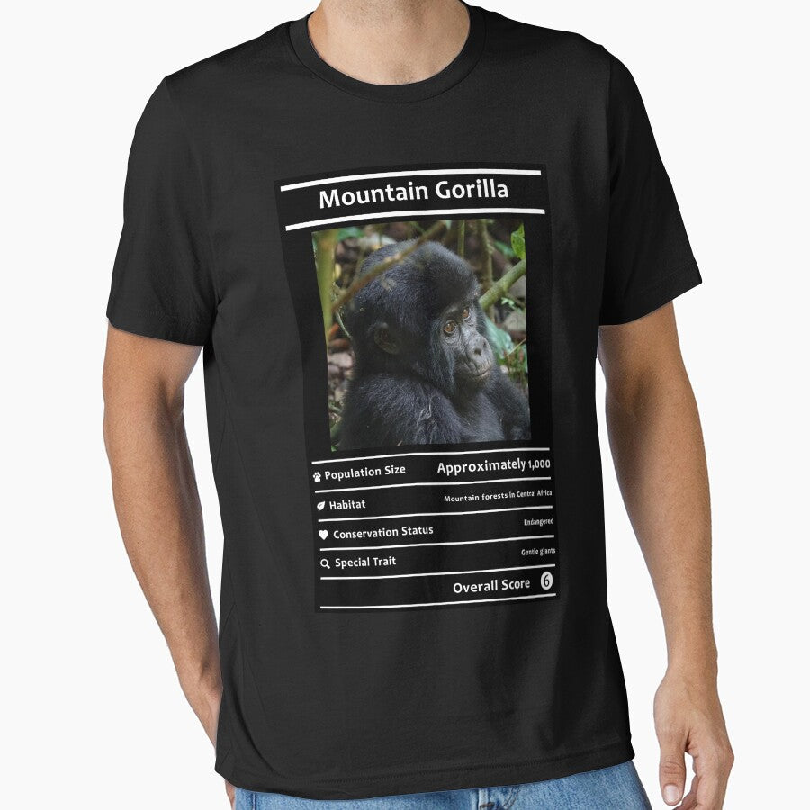 Mountain Gorilla Majesty - A Portrait of Strength by PixelFixArt