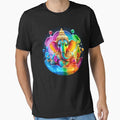 Ganesha pop art Holi festival maximum color trance by Toms Tee