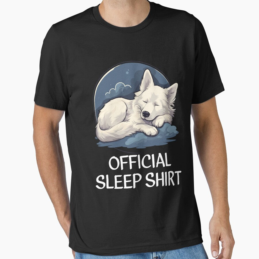 White German Shepherd - Official Sleepshirt by Matthias Hoch