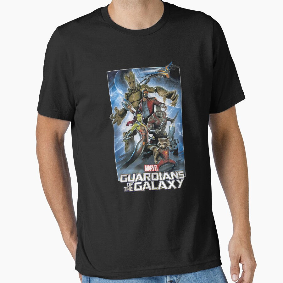 of the Galaxy Group Poster Graphic T-Shirt by BuddeQuartz