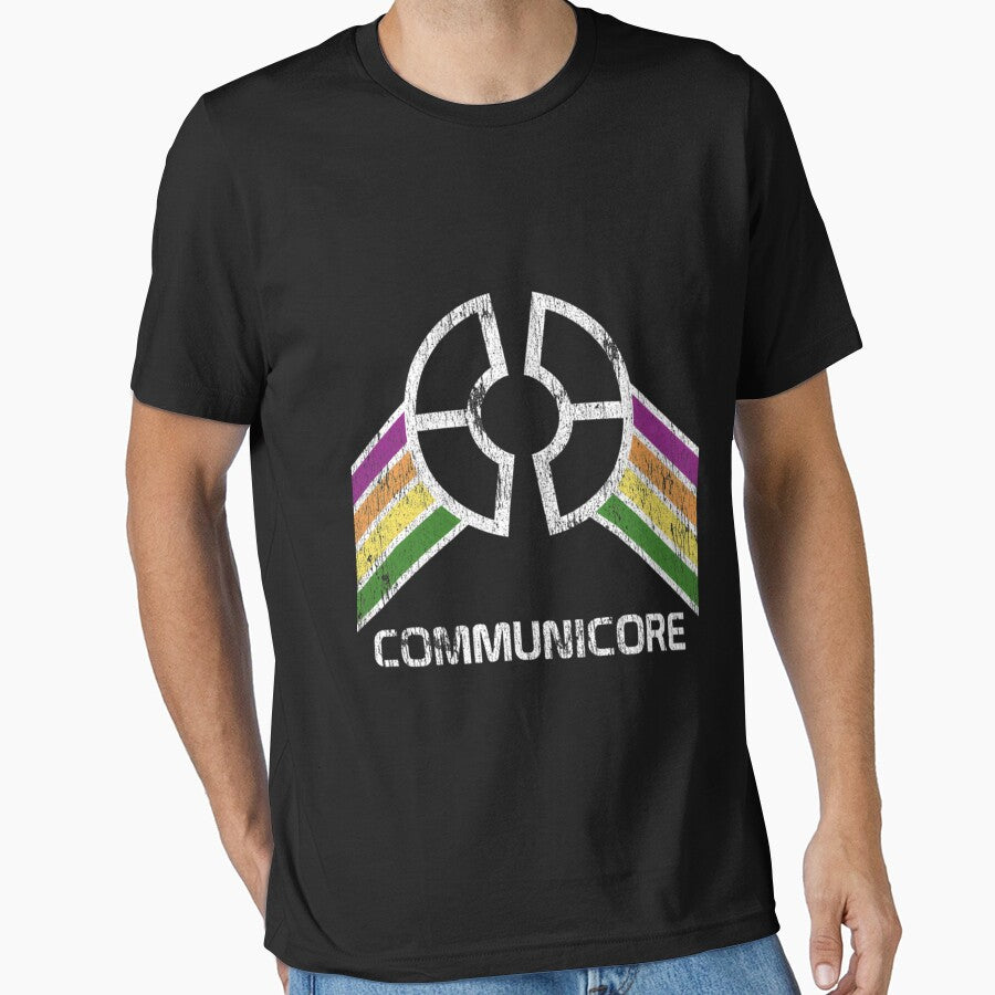 Communicore Logo in Vintage Distressed Style by GeorgHunt
