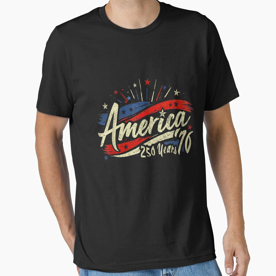 america 76 retro 250 years 1776 2026 250th anniversary usa by CAnastazyshop