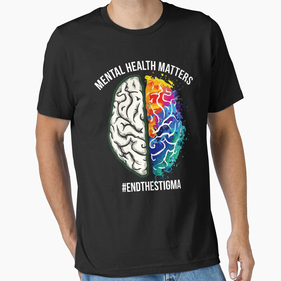 Colorful Brain Mental Health Matters by Jasonstoreasd