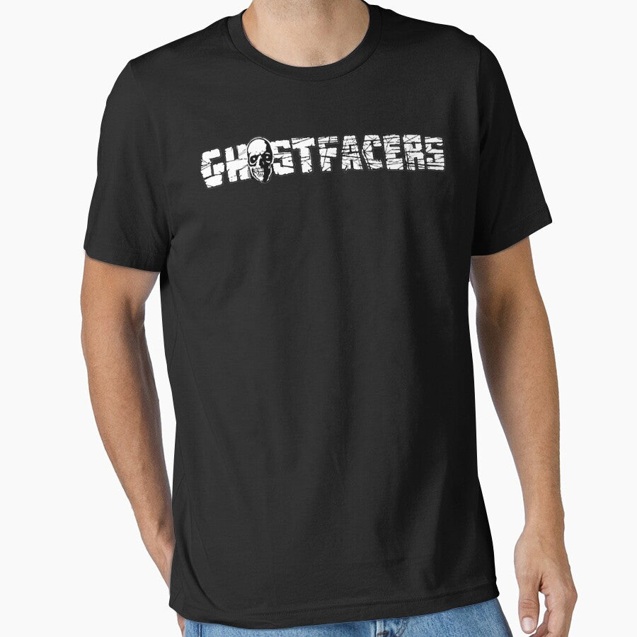 Supernatural Ghostfacers logo (white) Essential T-Shirt by EarlSchamberger