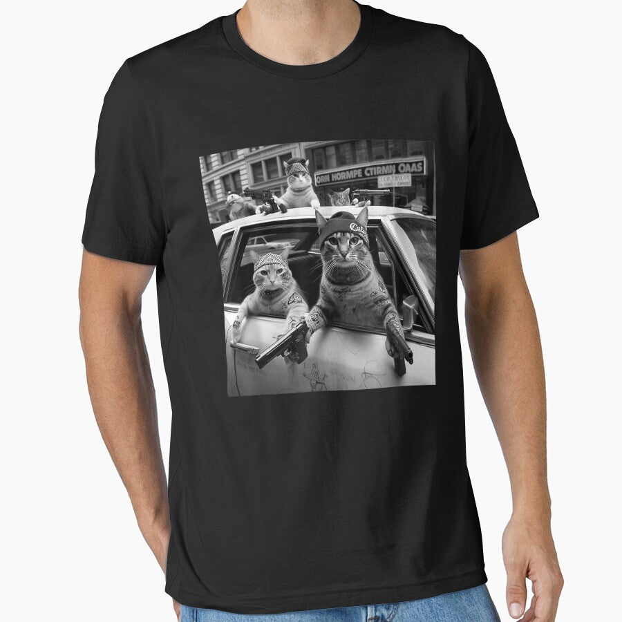 Funny Gangster Cats Street by BASKF