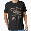 Still Plays With Dolls Creepy Voodoo Doll Horror Halloween by Glow-Paw-Studio