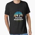 Pocono Mountains, Pennsylvania USA Ski Resort 1980s Retro by Quinn5Rosea