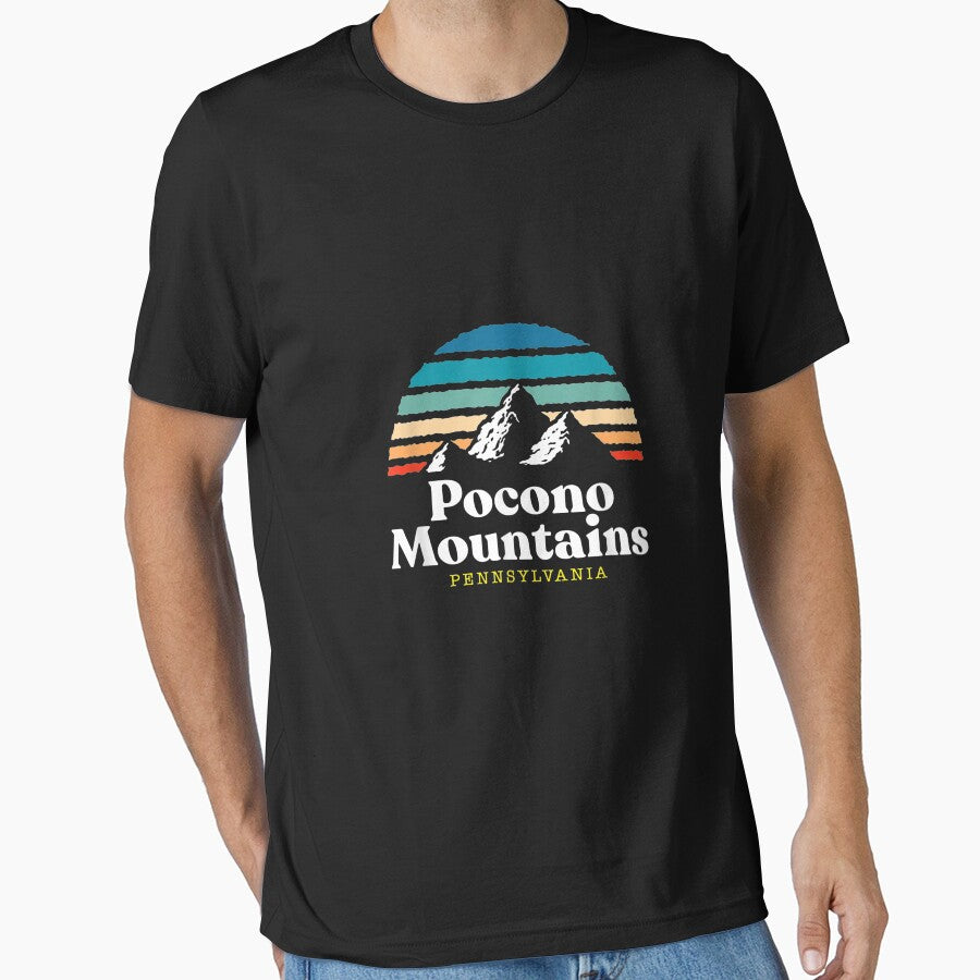 Pocono Mountains, Pennsylvania USA Ski Resort 1980s Retro by Quinn5Rosea