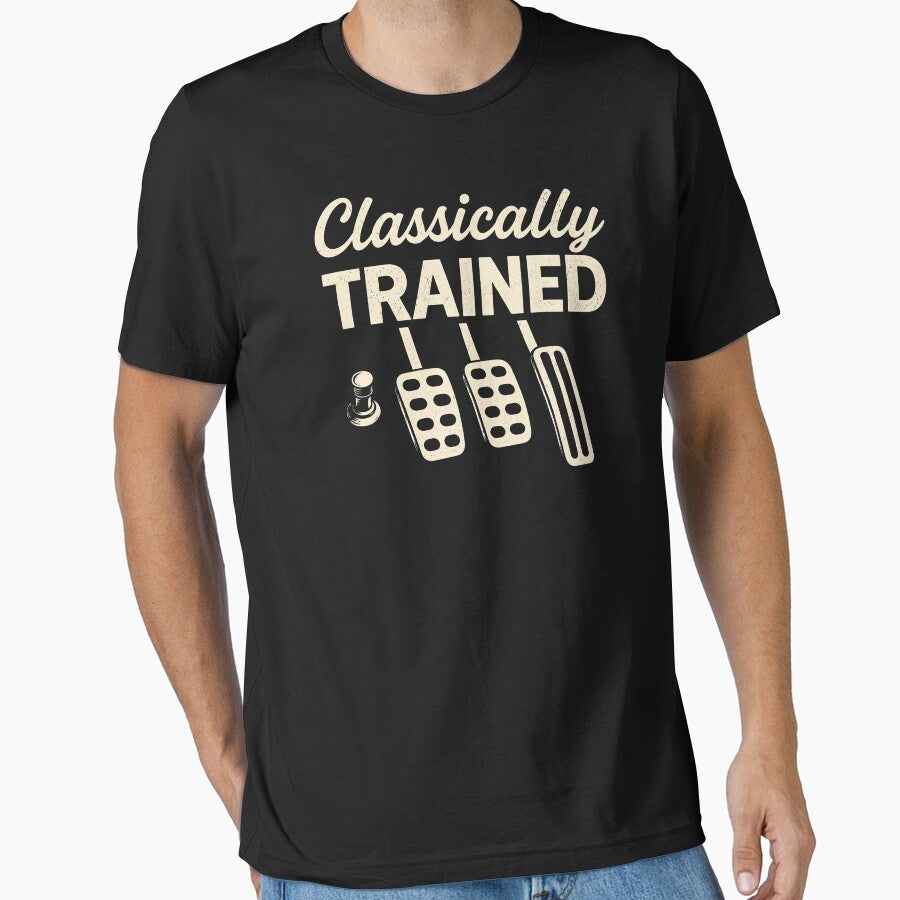 Classically Trained with Dimmer Manual Car Pedals Driving by Doodletext