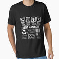 Event Manager T Shirt - MultiTasking Certified Job Gift Item Tee by andahanson