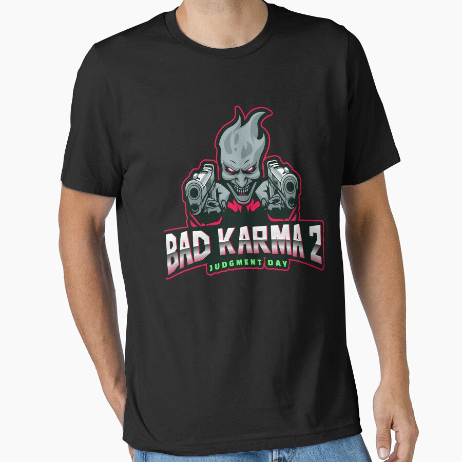 Bad Karma 2-Video game style logo design by RaymondMellead1