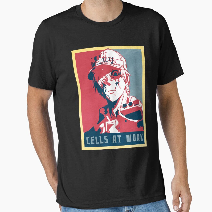 While Blood Cell - Cells At Work Political  1 - Tshirt by JanaBradtke